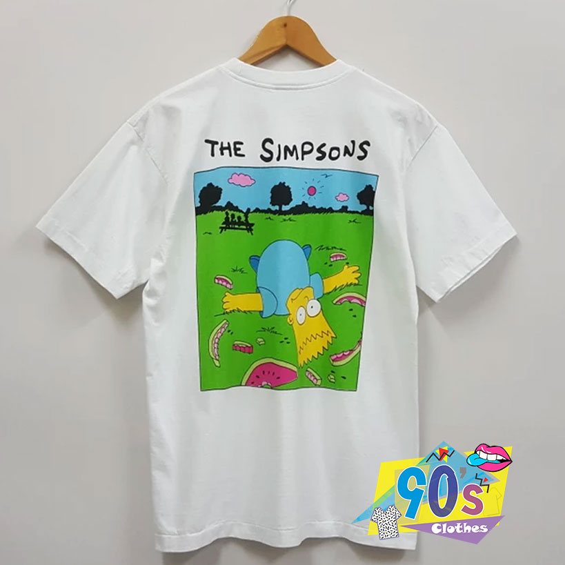 Onbekwaamheid Vervagen Continentaal Bart SImpson Vintage Cartoon T Shirt - 90sclothes.com