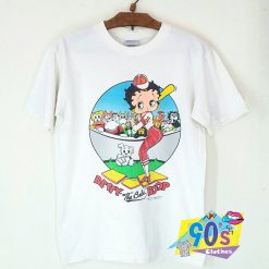 Betty Boop Baseball MLB Vintage Cartoon T Shirt