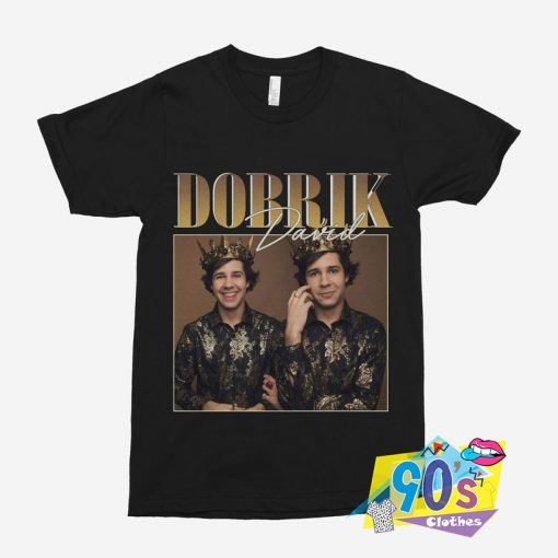 David Dobrik 90s Vintage Black Rapper T Shirt