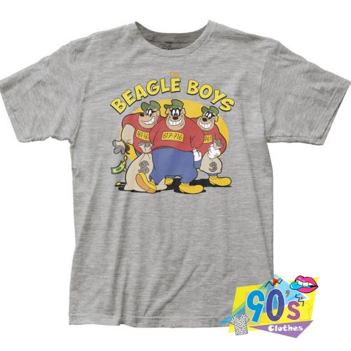 Duck Tales Beagle Boys Vintage Cartoon T Shirt