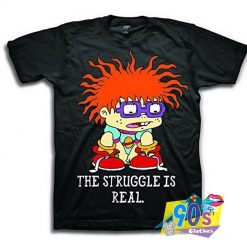 Rugrats The Struggle Is Real Vintage Cartoon T Shirt