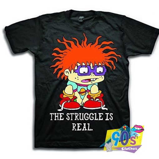 Rugrats The Struggle Is Real Vintage Cartoon T Shirt