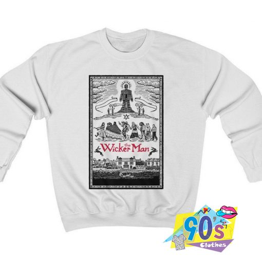 The Wicker Man 1973 Movie Poster Sweatshirt