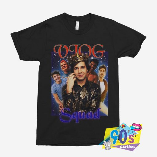 Vlog Squad 90s Vintage Black Rapper T Shirt