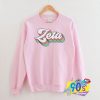 Zeta Tau Alpha Sorority Groovy Rainbow Sweatshirt