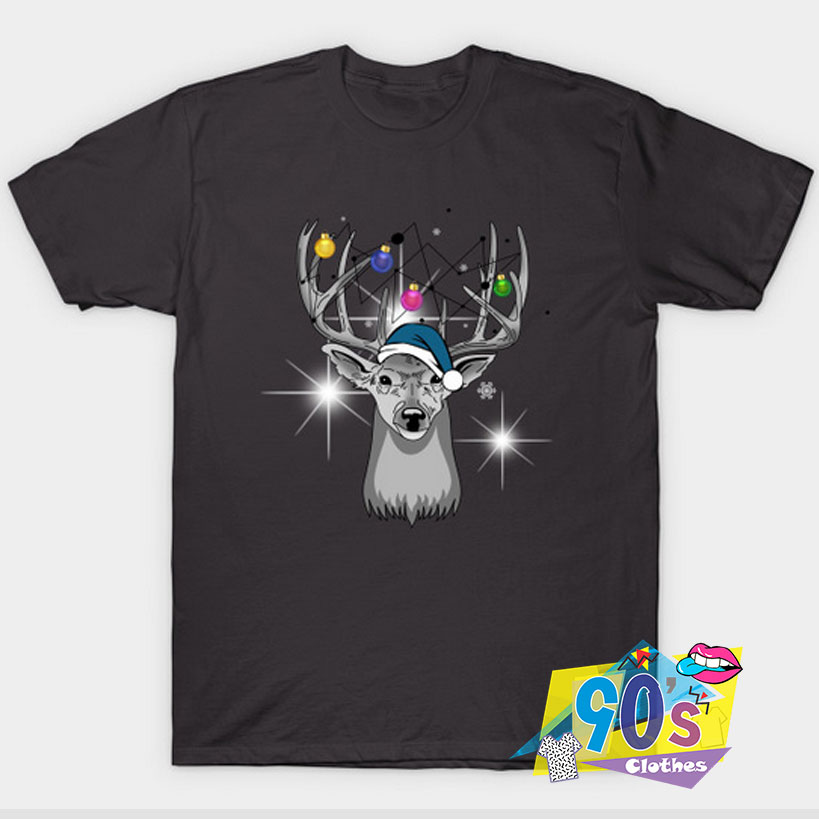 deer santa shirt