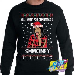 Cardi B All I Want Christmas Quote Ugly Sweatshirt