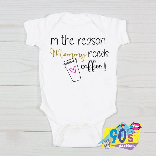 Mommy Coffee Baby Onesie