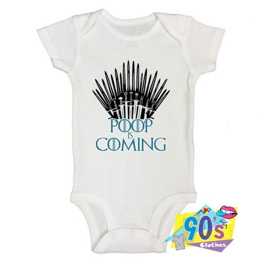 Poop Is Coming Baby Onesie