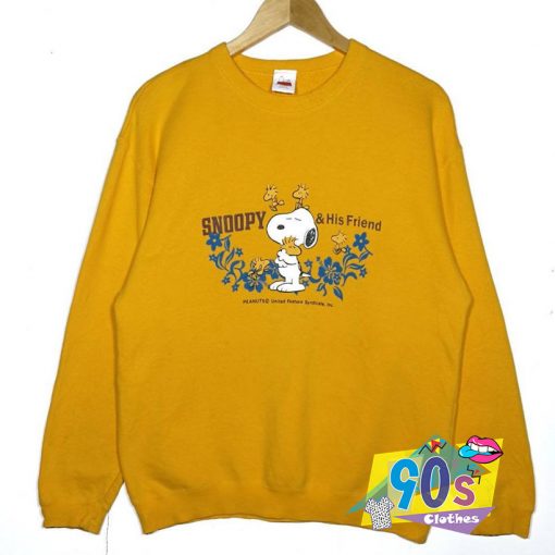 Vintage Snoopy And His Friend Christmas Sweatshirt