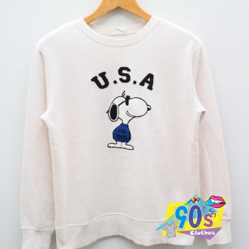 Vintage USA Snoopy Christmas Sweatshirt