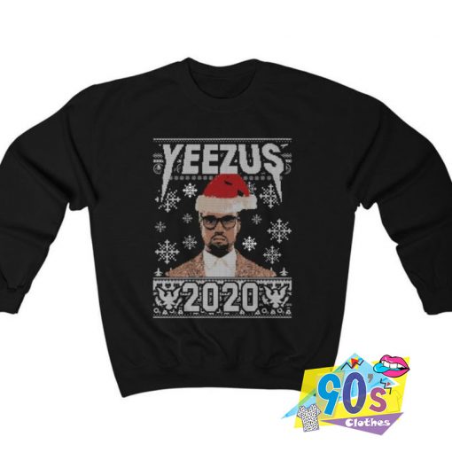 Yeezus Kanye West 2020 Ugly Christmas Sweatshirt