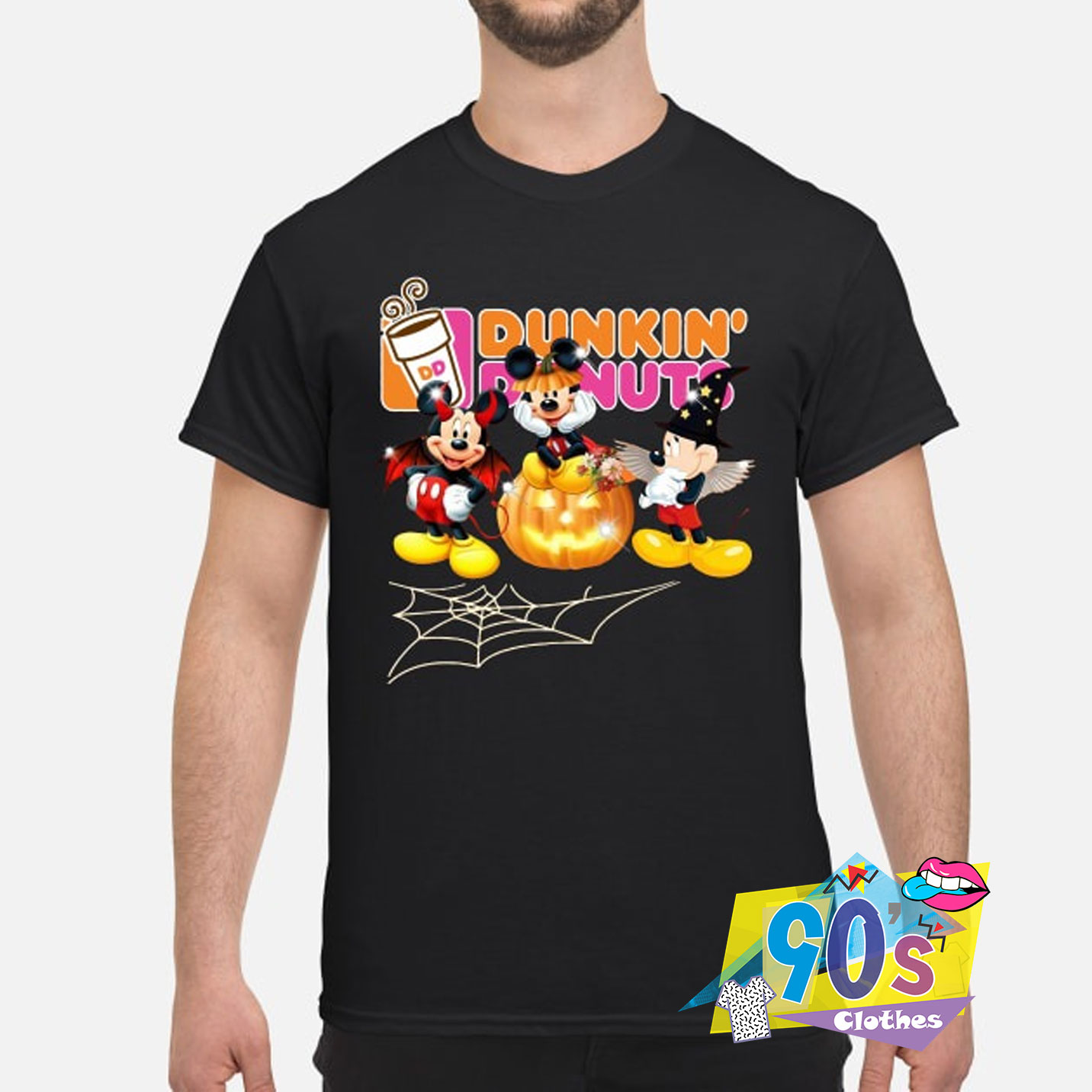 dunkin donuts halloween shirt