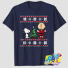 Peanuts Snoopy and Charlie Christmas T shirt