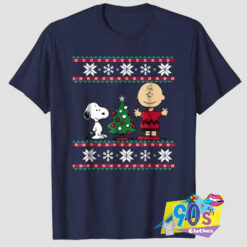 Peanuts Snoopy and Charlie Christmas T shirt