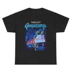 Travis Scott American Rapper Goosebumps T shirt 90s