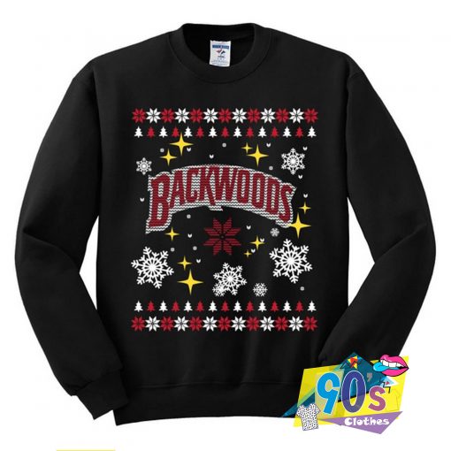 Backwoods Cigar Christmas Ugly Sweatshirt