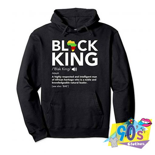 Black King Melanin Poppin Meaning Matching Hoodie