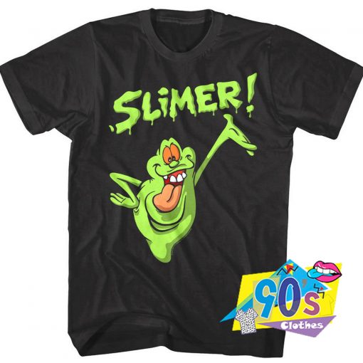 Ghostbusters Slimer Hungry Vintage T Shirt