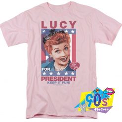 I Love Lucy For President Vintage TV Series T Shirt