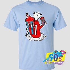 Icy Icee Slushy Slushee Bear Retro T Shirt