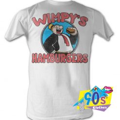 Popeye The Sailor Man Wimpys Hamburgers T Shirt