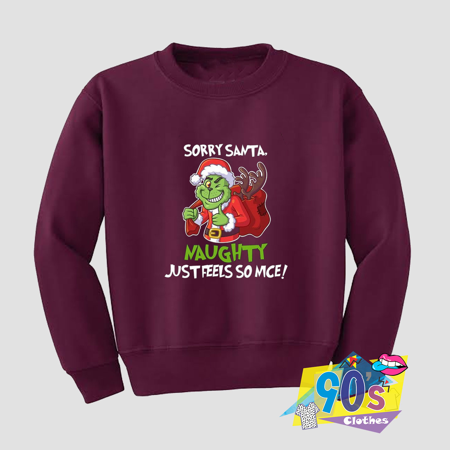 grinch schedule sweatshirt