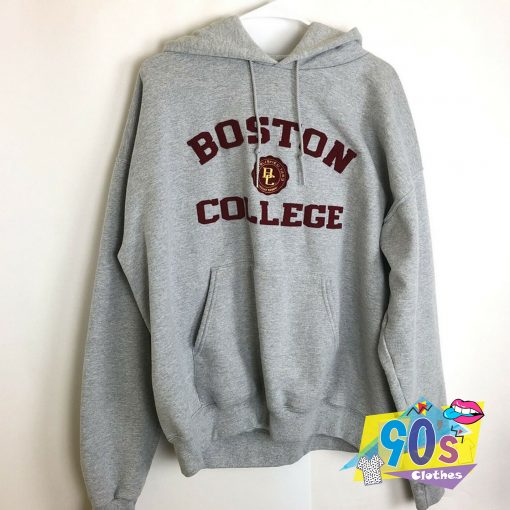 Vintage Boston Collage Retro Hoodie