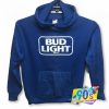 Vintage Bud Light Blue Beer Unisex Hoodie