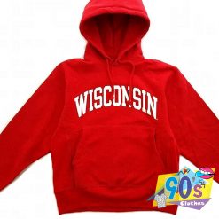 Vintage Wisconsin University College Hoodie