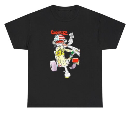 Best Gorillaz Death From Below T shirt 90s