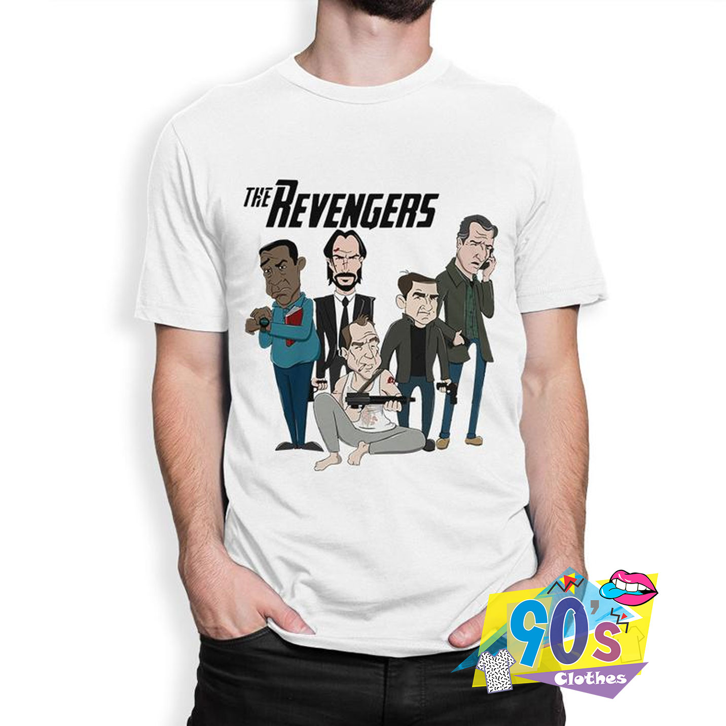 The Revengers Art Caricature T Shirt On Sale - 90sclothes.com