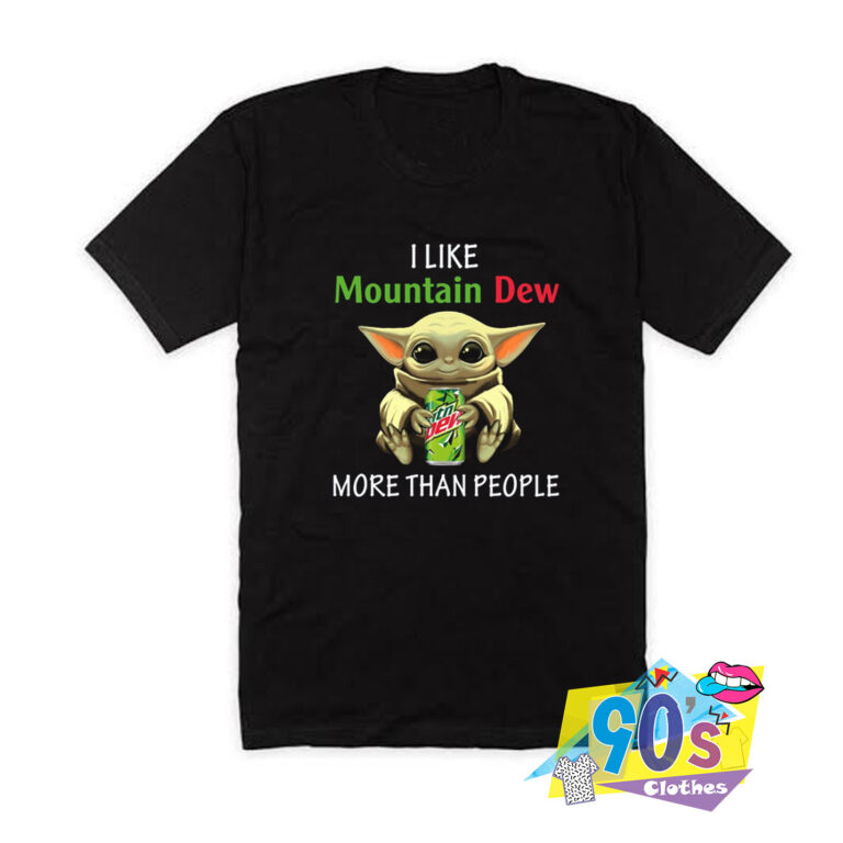 baby yoda mt dew shirt