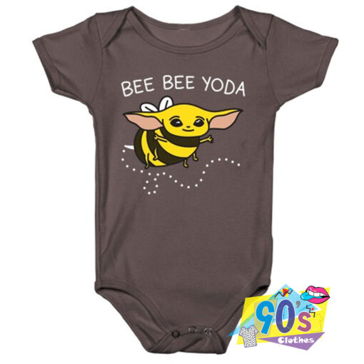 Cute Bee Bee Yoda Baby Onesie