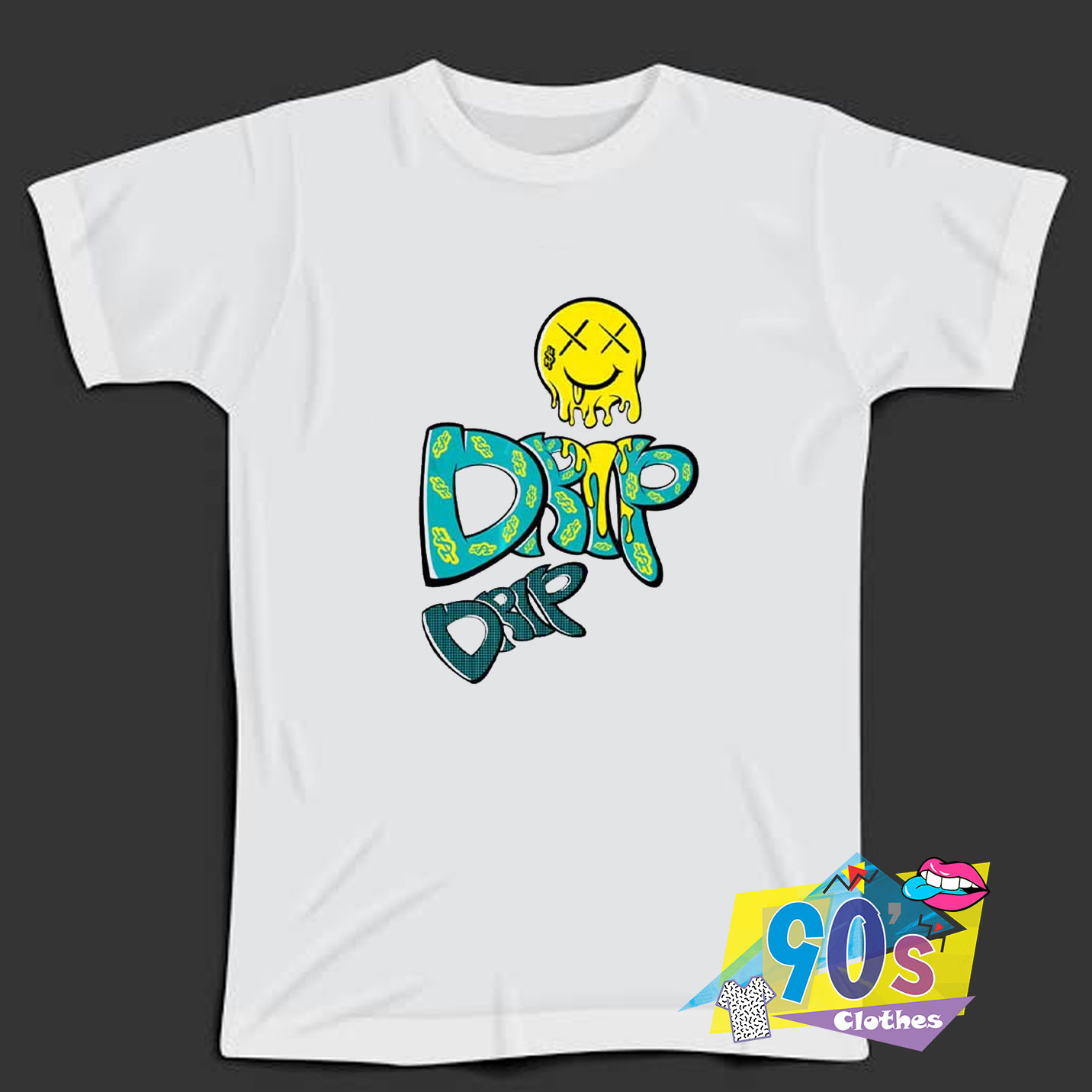 drip smiley face shirt