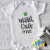 Cute Mardi Gras Princess Baby Onesie