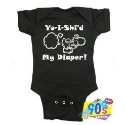 Nintendo Yoshi Yo I Shid MyDiaper Baby Onesies