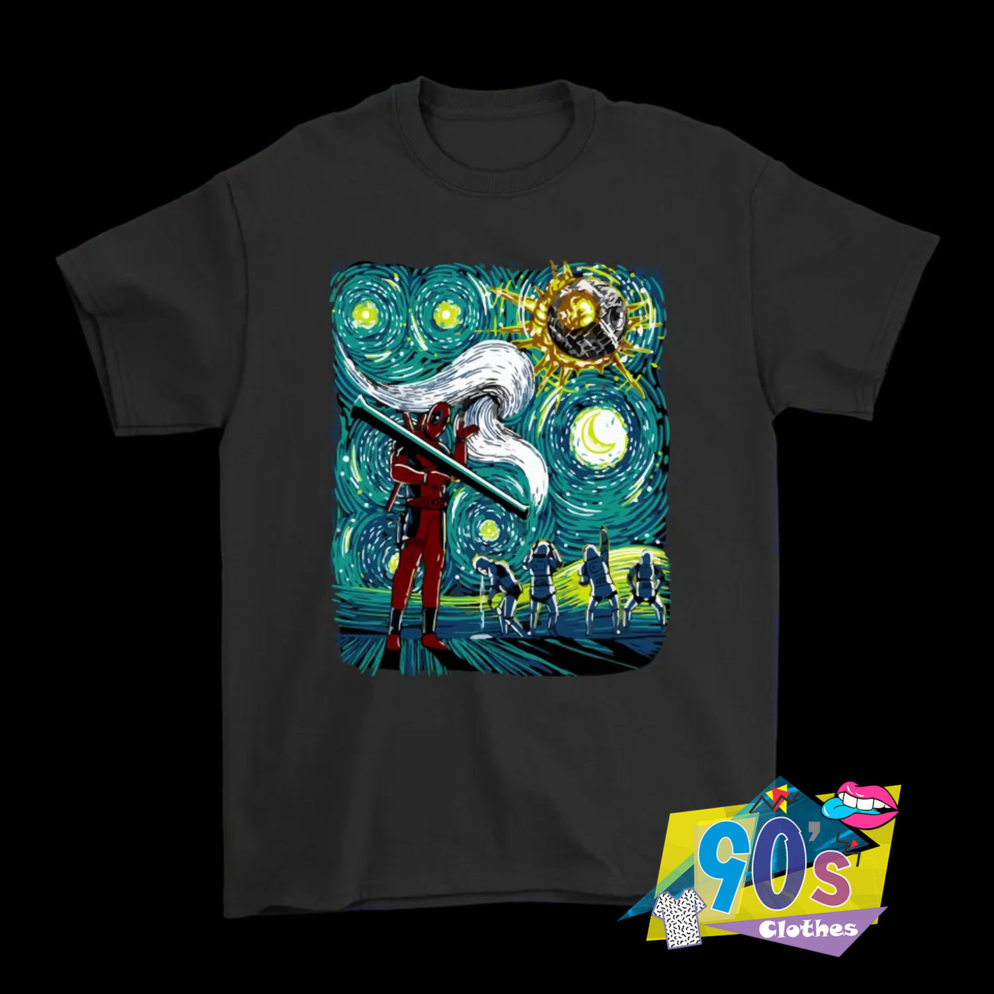 starry night alien shirt