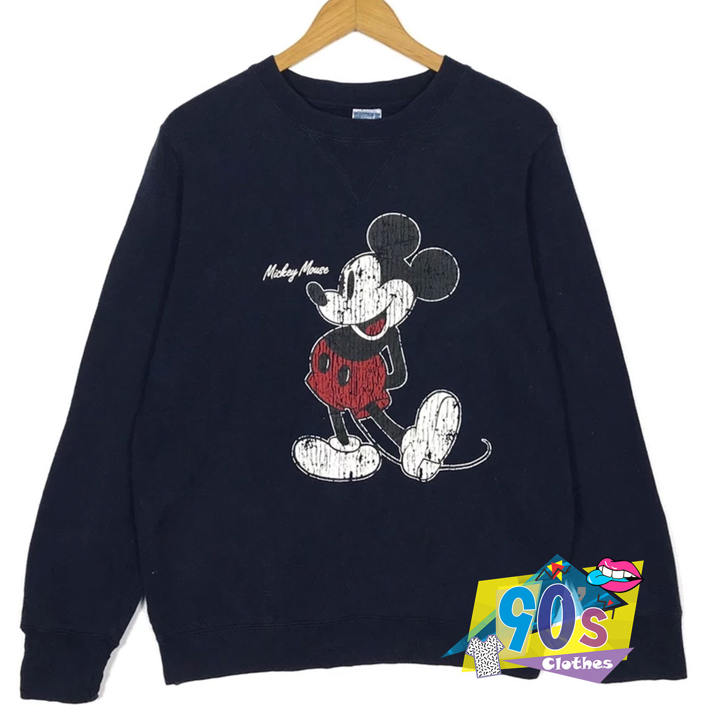 Vintage Mickey Mouse Grunge Sweatshirt - 90sclothes.com