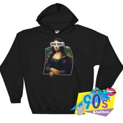 Fake Smile Monalisa Poster Streetwear Hoodie