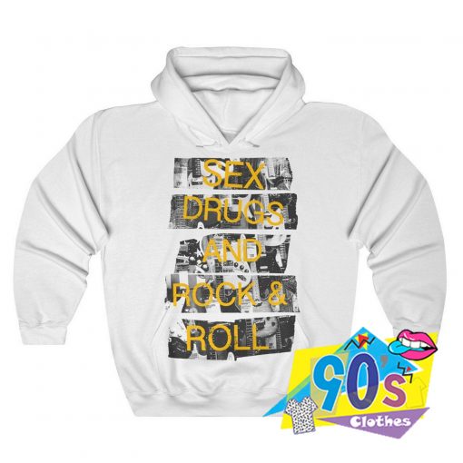 Sex Drugs Rock n Roll Vintage Hoodie