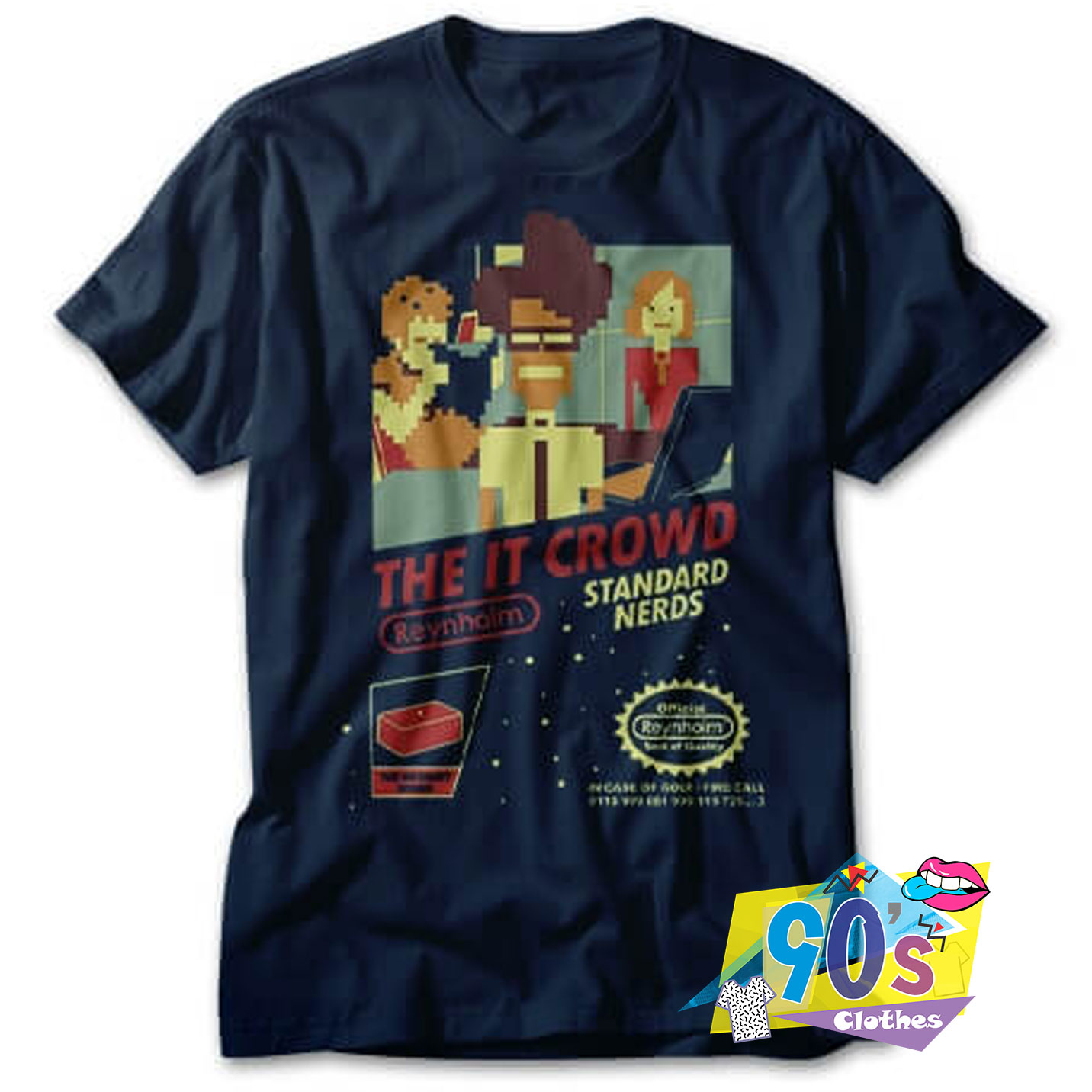 The IT Crowd Standard Nerds T Shirt On Sale - 90sclothes.com