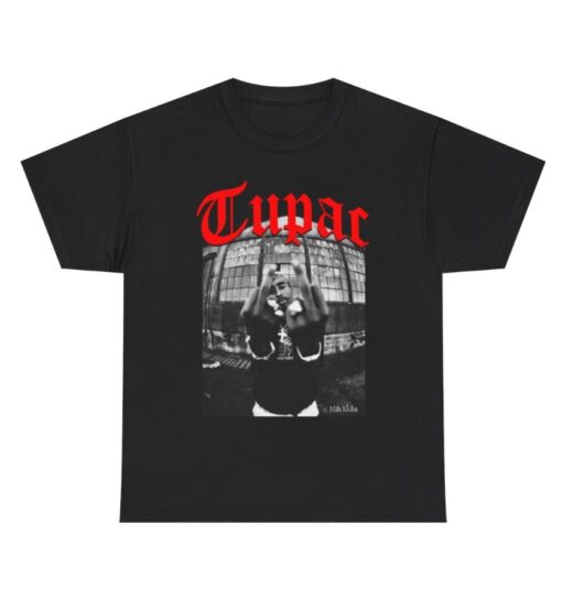 Tupac Birds Rapper T Shirt 90s