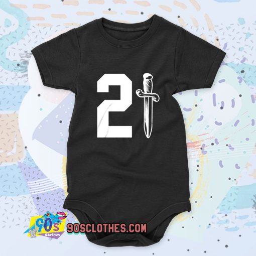 21 Savage Issa Knife Cool Baby Onesie