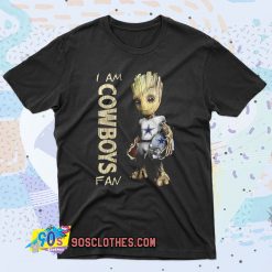 Baby Groot I Am Dallas Cowboys 90s T Shirt Style