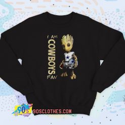 Baby Groot I Am Dallas Cowboys Sweatshirt Style