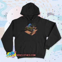 Baby Yoda Baby Stitch Baby Night Fury And Baby Groot In The Box Vintage Hoodie