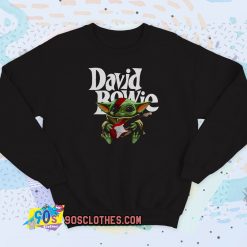 Baby Yoda Hug Guitar David Bowie Sweatshirt Style