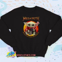 Baby Yoda Hug Guitar Megadeth Killing Is My Business Sweatshirt Style