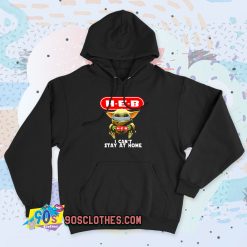 Baby Yoda Hug HEB 90s Hoodie